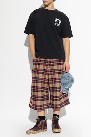 Rhude T-shirt With Logo, Mens, Black