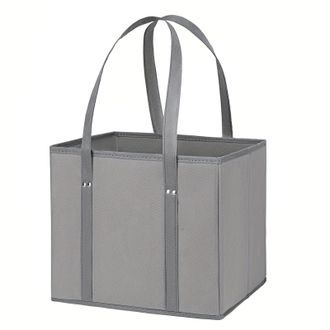 Generic Pack Reusable Shopping Bag, Versatile Design, 33x26x28cm, Foldable Grocery Bag, Heavy Duty Tote Bags, Portable And Easy To Use, For Shopping And Groce