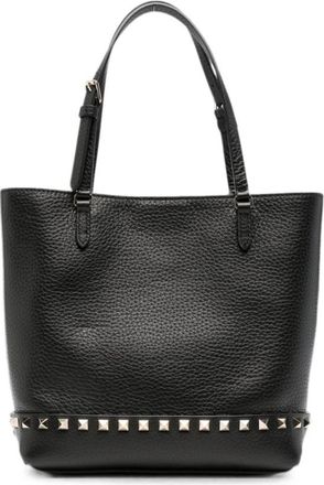 Valentino Garavani Rockstud Tote - Dames - Shoppers - Zwart - ONE Size - Leer - Tassen