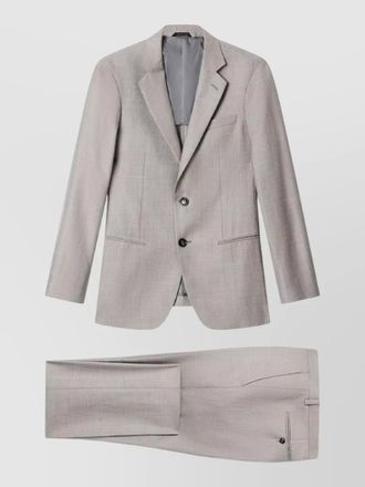 Giorgio Armani soho line single breasted wool silk linen suit