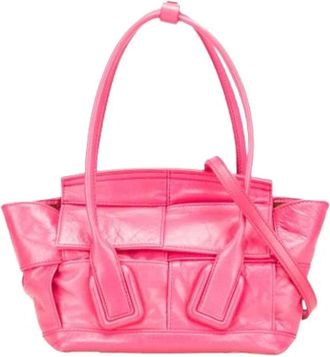 Bottega Veneta Pre-owned Handbags, female, Pink, Size: ONE SIZE Pre-owned Vintage Tote