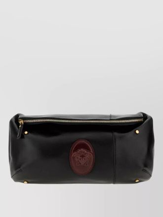 Versace nappa leather lou belt clutch bag