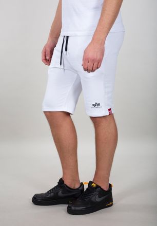 Alpha Industries Sweatshorts ALPHA INDUSTRIES Big Letters Short, Herren, Gr. 3XL, Normalgr&ouml;ssen, weiss (wei&szlig;), Obermaterial: 80% Baumwolle, 20% Polyester, Hosen Sweats