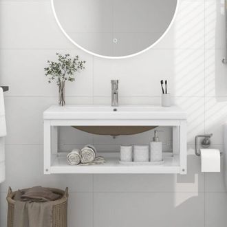 vidaXL Furniture Limited - Estructura De Ba&ntilde;o Con Lavabo Incorporado