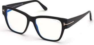 Tom Ford FT5745-B 052 Dark Havana/Clear Blue Light Block 54mm