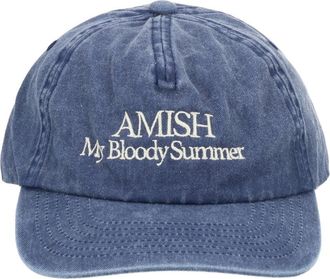Amish Baseball Cap With Embroidery