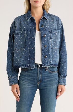 Rag & Bone Jaiden Denim Shirt Jacket in Vintage Twe at Nordstrom Rack, Size Large