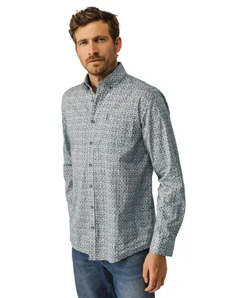 State of Art casual overhemd State of Art blauw