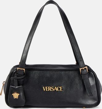 Versace Tag Bowling Medium leather shoulder bag