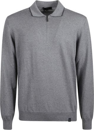Fay V-neck Knit - Heren - V-hals truien - Grijs - 3XL - Truien & Vesten