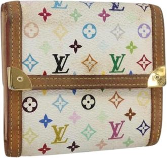 Louis Vuitton Pre-owned Canvas Portemonnee - Dames - Vintage Accessoires - Wit - ONE Size - Vintage