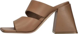 Vic Mati&eacute; Schoenen, Dames, Bruin, 39 EU, Leer, 1G3860D Schoenen met hak