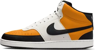 Nike Mens Court Vision Mid Next Nature Shoes in Yellow | DN3577-700