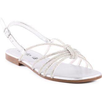 Seychelles Coasting Slingback Sandal in Silver at Nordstrom Rack, Size 8.5