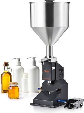 OEM 5-50ml Abf&uuml;llmaschine Manuell Fl&uuml;ssigkeitsabf&uuml;llmaschine Aus Lebensmittelechtem Edelstahl 304 Silikon Ptfe Kompatibel Mit 500-w-luftkompressor Filling