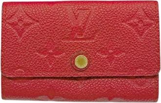 Louis Vuitton Pre-owned Accessories, female, Red, Size: ONE SIZE Pre-owned Keycase