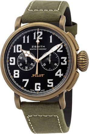 Zenith Pilot Bronze Chronograph Automatic Mens Watch 29.2430.4069/21.C800