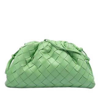 Bottega Veneta Pre-owned Clutches, female, Green, Size: ONE SIZE Pre-owned The Pouch