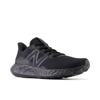 New Balance Laufschuh NEW BALANCE W411, Damen, Gr. 36,5, schwarz (schwarz, schwarz), Textil, Schuhe Laufschuh