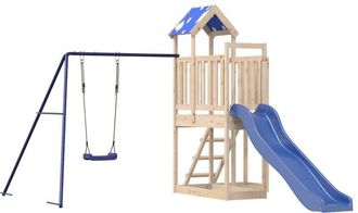 vidaXL Parque Infantil De Exterior De Madera Maciza De Pino Vidaxl