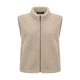Frank Walder Frank Walder - Vest W61208809 - Dames - Jassen - Beige - Maat: L