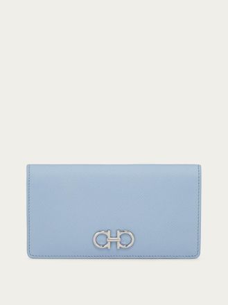Ferragamo Women Gancini continental wallet Blue
