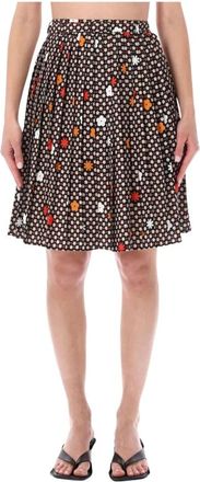 Maison Margiela Falda Floral Plisada - Skirts - Mujer - Multicolor - S