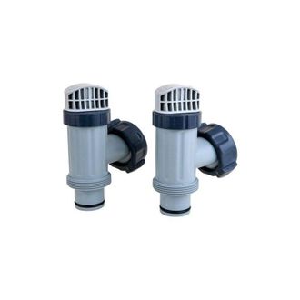 OEM V&aacute;lvula De Pist&oacute;n Intex Para Piscinas Elevadas, Paquete De 2, Con Junta Y Tuerca, Para Piscinas Grandes