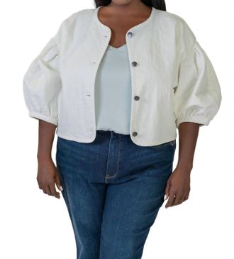 Tanya Taylor Samantha Jacket - Plus In Ivory