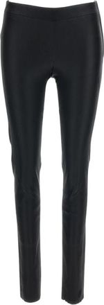 Arma Sarajevo Leren Broek - Dames - Leren Broeken - Zwart - XS - Leer - Broeken