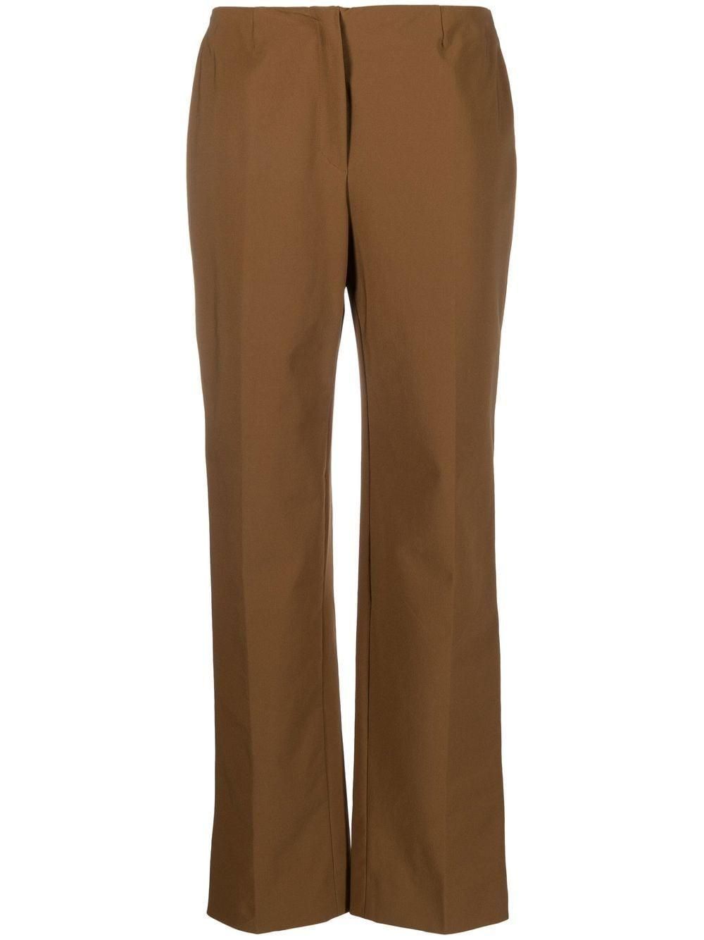 パンツ PRADA Women Straight Pants P242JOOO16NO Brown Women's Prada Straight Leg Pants - at $346.00+ | Stylight