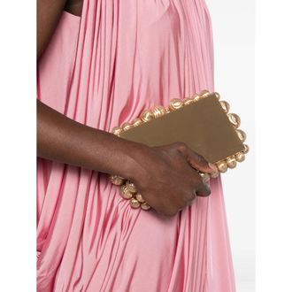 Cult Gaia Eos Clutch - Gold