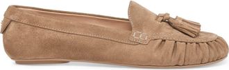Gianvito Rossi Th&egrave;a Mocassin in Brown Suede Leather at Nordstrom, Size 38.5