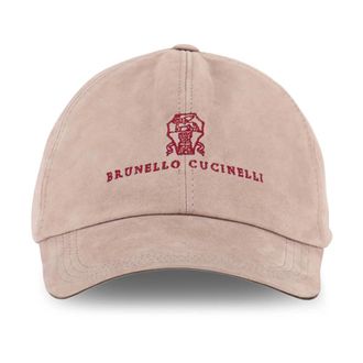 Brunello Cucinelli Su&egrave;de Baseballpet - Heren - Accessoires - Beige - Maat: M Su&egrave;de