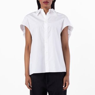 Marni Sleeveless Poplin Shirt, Brand Size 40 ( US Size 8 )