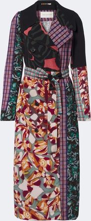 Dries Van Noten Abrigo envolvente estampado