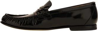 Fendi Scrunch Loafers - Heren - Loafers - Zwart - 44 EU - Schoenen