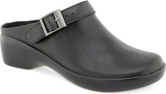 Munro Clarice Leather Clog in Black Leather at Nordstrom, Size 10.5