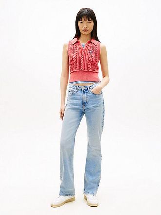 Tommy Hilfiger Vaqueros Bootcut de talle medio deste&ntilde;idos