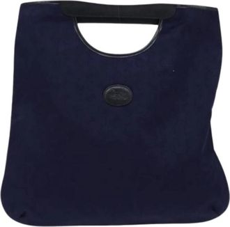 Celine Pre-owned Canvas Tas - Dames - Vintage Handtas - Blauw - ONE Size - Vintage