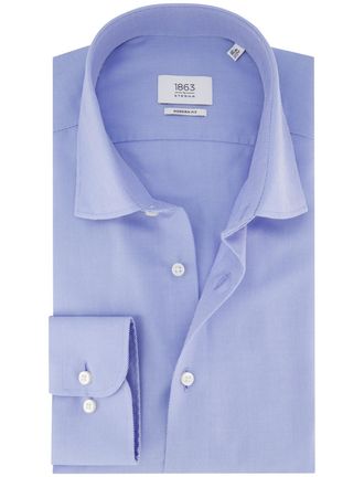 Eterna overhemd Eterna Modern Fit blauw katoen