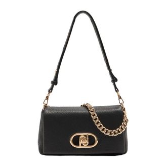 Liu Jo Shoulder Bags, female, Black, Size: ONE SIZE Black Puffy Crossbody Bag Collection