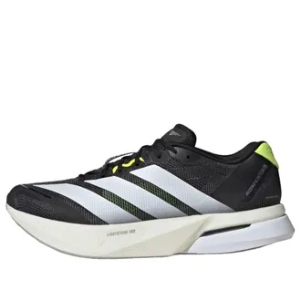 adidas Adizero Boston 13 Black White Solar Yellow KH5603