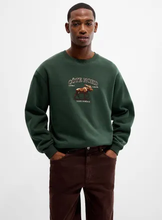 Le 31 Mens Canadian destinations sweatshirt Comfort fit