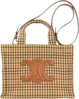 Celine Pre-owned Tote Bags, female, Beige, Size: ONE SIZE Pre-owned Vintage Tote Bag