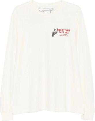 One Of These Days Graphic-print Long-sleeve Sweatshirt