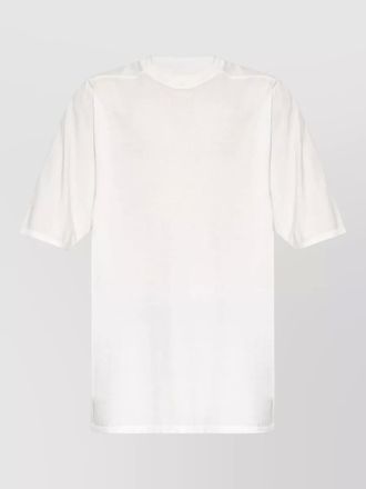 Rick Owens asymmetrical hem crew neck relaxed fit t-shirt