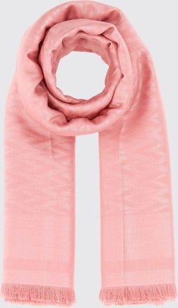 Valentino Garavani Silk and Wool Blend Scarf with Jacquard Monogram