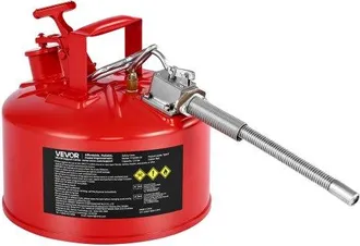 OEM Bid&oacute;n De Seguridad De 9,5 L Tipo Ii, Acero Laminado En Fr&iacute;o, Resistente A La Corrosi&oacute;n, Con Supresor De Llamas, Tapa De Cierre Autom&aacute;tico Y Pico Met&aacute;l