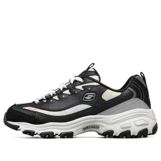 Skechers (WMNS) Skechers Dlites 1.0 Running Shoes Black/White/Grey 149240-BKGY